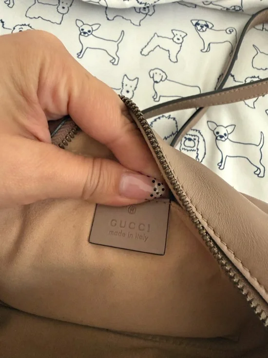 Gucci Beige Quilted Matelassé GG Marmont Crossbody Bag - Picture 2 of 6